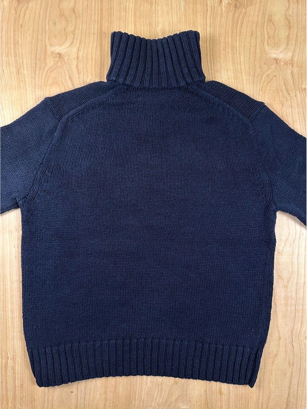 Vintage 90s Ralph Lauren American Flag sweater RL 67 knit cotton linen medium - Picture 7 of 11